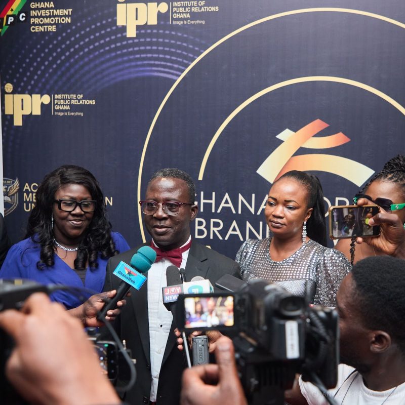 Press at the Ghana Corporate Brands Awards 2025